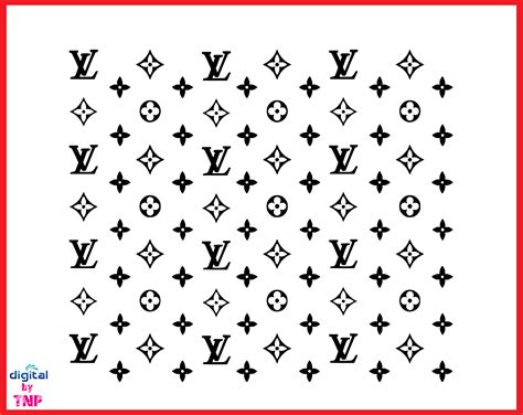 free svg Louis Vuitton pattern